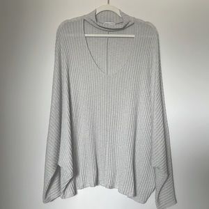 Long-Sleeve Cut Out Top